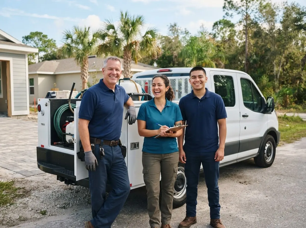 The Silver Fox Portable Toilets team, portable toilet rentals in Sun City Center, FL